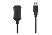 Kabel USB - Nedis CCGL60EXTBK200 USB cable - CCGL60EXTBK200