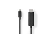 Kabel wyswietlacza - Nedis CCGL64655BK10 video cable adapter - CCGL64655BK10