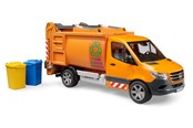 Samochody i pojazdy - Bruder Mercedez-Benz Sprinter Municipal garbage truck toy - BR2682