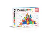 Klocki konstrukcyjne - PicassoTiles Magnetyczne Klocki zestaw 101 sztuk - PT101