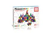 Klocki konstrukcyjne - PicassoTiles 152-elementowy Magnetyczne Klocki zestaw - PT152