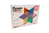 Klocki konstrukcyjne - PicassoTiles 16-elementowy Magnetyczne Klocki zestaw - PT16