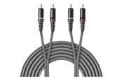 Kabel audio - Nedis OnStage series audio cable - 5 m - COTH24200GY50