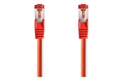 Kabel sieciowy - Nedis CCGL85221RD100 networking cable - Czerwony - 10m - CCGL85221RD100