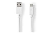 Kabel USB - Nedis CCGW61600WT10 USB cable - CCGW61600WT10