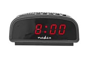 Dekoracje - Nedis - alarm clock - electronic - desktop - black - CLDK008BK