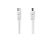 Kabel antenowy, zlacze - Nedis Coax Cable | IEC (Coax) Male | IEC (Coax) Female | Nickel Plated - CSGB40000WT100
