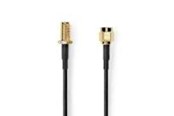 Kabel antenowy, złącze - Nedis SMA Cable | SMA Male | SMA Female | Gold Plated - CSGL02010BK20