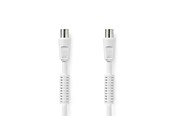 Kabel antenowy, złącze - Nedis Coax Cablel | IEC (Coax) Male | IEC (Coax) Female | Nickel Plated - CSGL40020WT10