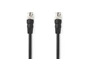 Kabel antenowy, zlacze - Nedis CVGL01000BK20 coaxial cable - CVGL01000BK20