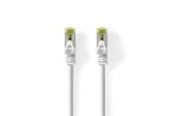 Kabel sieciowy - Nedis CAT7 Network Cable | S/FTP | RJ45 Male | RJ45 Male - Szary - 0.5m - CCGL85420WT05
