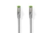 Kabel sieciowy - Nedis Cat 8.1 Network Cable | S/FTP | RJ45 Male | RJ45 Male - Szary - 20m - CCGL85520GY200
