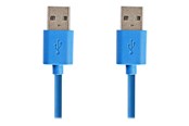 Kabel USB - Nedis - USB cable - USB Type A to USB Type A - 2 m - CCGP61000BU20
