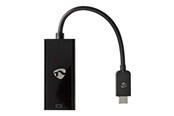 Kabel wyświetlacza - Nedis - USB / DisplayPort adapter - USB-C to Mini DisplayPort - 20 cm - CCGP64452BK02