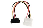 Kabel zasilajacy (wewnetrzny) - Nedis - power adapter - SATA to 4 PIN internal power - 15 cm - CCGP73505VA015