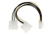 Kabel zasilajacy (wewnetrzny) - Nedis - power adapter - PCI Express to 4 pin internal power (12V) - 15 cm - CCGP74210VA015