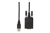 Kabel USB - Nedis - USB adapter - USB to DB-9 - 90 cm - CCGW60852BK09