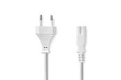 Kabel zasilający (wewnętrzny) - Nedis Power Cable | Euro Male | IEC-320-C7 | Straight | Straight | Nickel Plated | 2.00 m - CEGL11040WT20