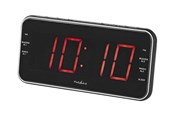 Radio DAB i budzik - Nedis CLAR004BK - clock radio - AM/FM - CLAR004BK