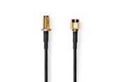Kabel antenowy, złącze - Nedis CSGB02010BK10 coaxial cable - CSGB02010BK10