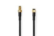 Kabel antenowy, zlacze - Nedis CSGB02400BK100 coaxial cable - CSGB02400BK100