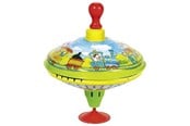 Zabawki drewniane - Goki - Humming top with wooden handle train - 53058