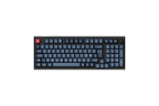 Klawiatura - Keychron V5 MAX QMK/VIA Wireless RGB Hot Swap Jupiter Red - Carbon Black - Klawiatura gamingowa - Nordycki - Czarny - V5M-D1-BO