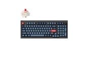 Klawiatura - Keychron V5 MAX QMK/VIA Wireless RGB Hot Swap Jupiter Red - Carbon Black - Klawiatura gamingowa - Nordycki - Czarny - V5M-D1-BO