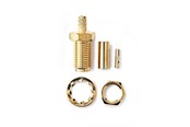 Kabel antenowy, zlacze - Nedis SMA Connector | Straight | Female | Gold Plated | 50 Ohm - CSGB02901GD
