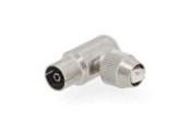 Kabel antenowy, zlacze - Nedis IEC (Coax) Connector | Angled 90° | Female | Nickel Plated - CSGB40925ME
