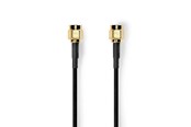 Kabel antenowy, złącze - Nedis CSGL02000BK10 coaxial cable - CSGL02000BK10