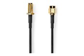 Kabel antenowy, zlacze - Nedis CSGL02010BK30 coaxial cable - CSGL02010BK30