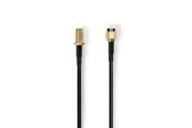 Kabel antenowy, zlacze - Nedis SMA Cable | RP SMA Male | RP SMA Female | Gold Plated | 50 Ohm - CSGL02210BK50