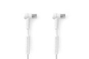Kabel antenowy, zlacze - Nedis Coax Cable | IEC (Coax) Male | IEC (Coax) Female | Nickel Plated - CSGL40120WT50