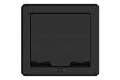 Kable - różne - Crestron Electronics Crestron FT2-700-MECH-PTL-B FlipTop FT2 Series - outlet box - cable management system 700 size mechanical pass-through lid - black - FT2-700-MECH-PTL-B