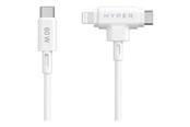 Kabel USB - Hyper Juice Lightning cable - Lightning / USB - 1.5 m - HJ4010WHGL