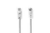Kabel antenowy, zlacze - Nedis CSGL41800WT15 coaxial cable - CSGL41800WT15