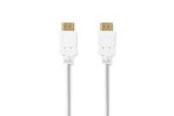 Kabel wyswietlacza - Nedis High Speed HDMI Cable with Ethernet | 4K@30Hz | ARC | 10.2 Gbps | 2.00 m | Round | PVC | White - CVGB34000WT20