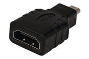 Kabel wyswietlacza - Nedis HDMI adapter with Ethernet - CVGB34907BK