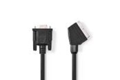 Kabel wyswietlacza - Nedis SCART Cable | SCART Male | VGA Female | Nickel Plated - CVGL31550BK20