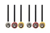 Kabel wyswietlacza - Nedis video / audio cable - composite video / audio - 10 m - CVGP24300BK100