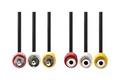 Kabel wyswietlacza - Nedis video / audio cable - composite video / audio - 5 m - CVGP24305BK50