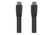 Kabel wyswietlacza - Nedis HDMI cable with Ethernet - 3 m - CVGP34100BK30