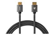 Kabel wyswietlacza - Nedis HDMI cable with Ethernet - 2 m - CVTB34000GY20