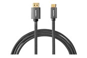 Kabel wyswietlacza - Nedis HDMI cable with Ethernet - 2 m - CVTB34500GY20