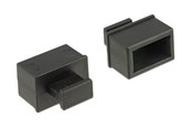 Akcesoria sieciowe - DeLOCK Dust Cover for SFP Slot with Grip (10-Pack) - 64021