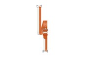 Smartwatch - akcesoria - Xiaomi Dual-tone Leather Strap - White and Orange - BHR8724GL
