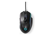 Myszka - Nedis Gaming - mouse - USB - black - Myszy - Optyczny - 6 - Czarny - GMWD510BK