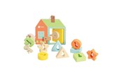 Zabawki dla niemowląt - Classic World Wooden Lock Opening Shape Game 11 pcs. - 20143
