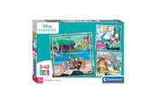Puzzle - Clementoni Jigsaw Puzzle Super Color Square Disney Classics 3x48pcs. Podłoga - 25302